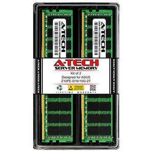 32GB 2x 16GB PC4-2400 RDIMM ASUS Z10PE-D16/10G-2T Z10PE-D16/4L Memory RAM - Picture 1 of 2