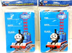 Thomas & seine Freunde Geburtstag Party Einladungen 16 Stück NEU Thomas Tank Engine - Bild 1 von 4