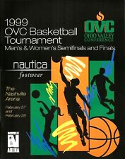 1999 Ohio Valley Conference Men's & Women's Basketball Tournament Program 
