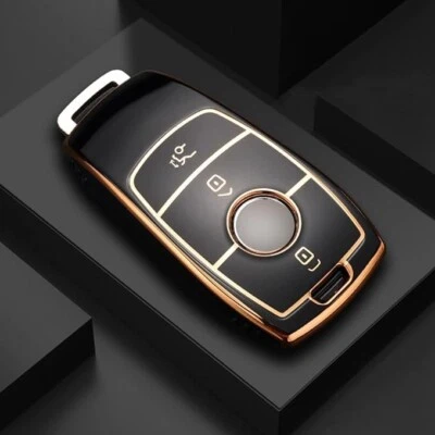 TPU Car Key Fob Case Cover Shell For Mercedes Benz A C E S Class GLS CLE CLA - Image 1 of 2