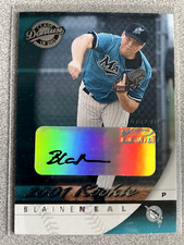 Donruss Class Of 2001 Blaine Neal Auto Rookie RC Card /1875 Marlins