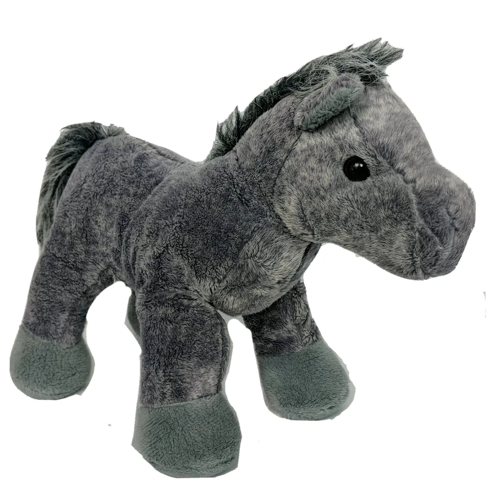 Ganz Webkinz Grey Arabian Horse Plush Stuffed Animal HM098 No Code 8.5"  - Image 1 of 4