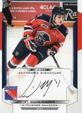 2015/16 Kitchener Rangers Autographs - DAVID MILLER