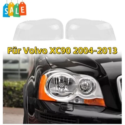 Paar Klar Scheinwerfer Scheinwerferglas Streuscheiben Für Volvo XC90 2004-2013 - Bild 1 von 4