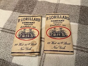Vintage Cigarette Papers Tobacco P. Lorillard Company New York - Picture 1 of 4