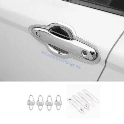 For Toyota Camry 2018-2023 2024 Glossy Chrome Outside Door Bowl Handle Cover 12X - Imagem 1 de 4