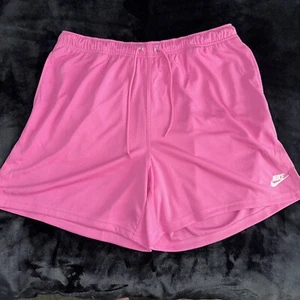 Nike Men's Large Mesh Flow Shorts Pink FN3514-675 Gym Workout Basketball Rare - Picture 1 of 6