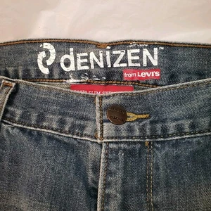 Levi's Denizen 281 Men's Jeans 38x32 Blue Straight Leg Dark Wash 100% Denim Jean - Picture 1 of 13