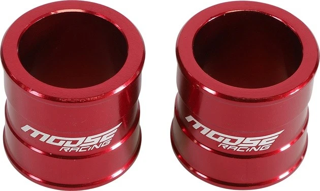 Moose Front Wheel Spacers Red #242179 Gas Gas EC 300/MC 125/EC 250/MC 250 - Image 1 of 1