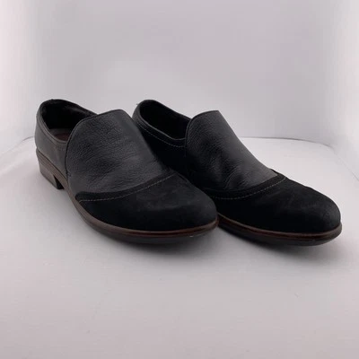 Mocasín Naot Angin negro mezclado cuero gamuza para mujer EU 38 US 7.5 Foto 1 de 4