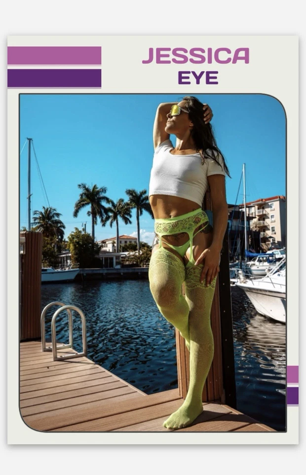 Jessica Eye BKFC MMA Hot Sexy Bikini Swimsuit Custom ACEO Rookie Trading Card RC - Image 1 of 2