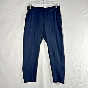 Pantalones de vestir Ann Taylor para mujer azul oscuro Petite 0P - Imagen 1 de 10