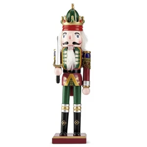 Klassische Nussknacker-Puppe aus Holz Weihnachts geschenk - Bild 1 von 12