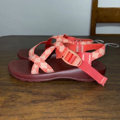 Sandalias deportivas de senderismo US Kids 5 EU 36 Chaco Z/1 Kaleido Peach Ecotread Foto 1 de 4