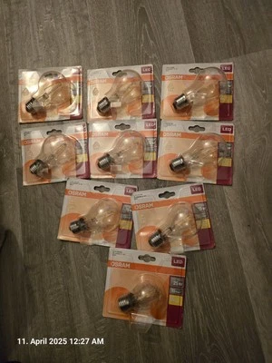 OSRAM Retrofit Classic A E27 1,5W LED-Lampe KONVOLUT 8 STÜCK - Bild 1 von 4