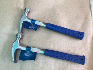 Lot 2 Estwing Hammer 16oz and 20 oz Straight Rip Claw Smooth Face USA - Picture 1 of 5