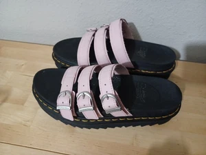 Dr. Martens Mujer Rosa Pastel Blaire Grueso Plataforma Toboganes Talla 8 - Imagen 1 de 10