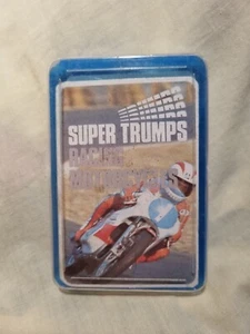 Vintage Playing Cards card game SUPER TRUMPS RACING MOTORCYCLES by MOMENTUM - Picture 1 of 5