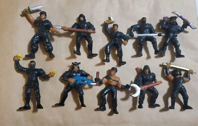 Juego de 10 figuras de acción GUTS Ninja Samurai 1986 vintage TODAS DIFERENTES  Foto 1 de 4