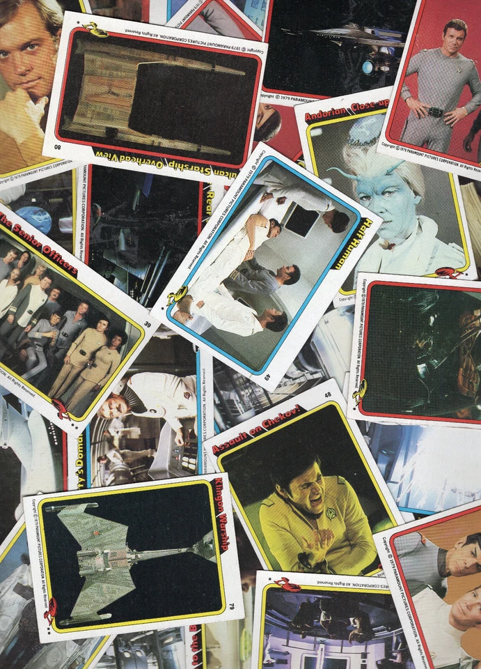 1979 TOPPS [STAR TREK - THE MOTION PICTURE] - BULK CARD LOT TO COMPLETE YOUR SET - Image 1 of 1