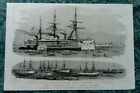 Art Print Antique 1886 Burma Ship  Expedition transfer of King Theebaw Rangoon