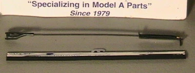 1928-1931 Model A Ford Trico Vacuum Windshield Black Wiper Arm and SS Blade - Image 1 of 4