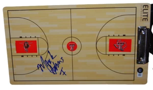 MARK ADAMS signed (TEXAS TECH RED RAIDERS) Elite Coaches clipboard BECKETT BAS - Picture 1 of 1