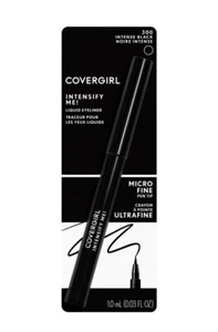 COVERGIRL Intensify Me! Liquid Eyeliner, 300 Intense Black,NIB, FAST SHIPPING - Picture 1 of 6