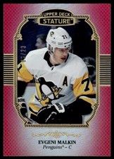 2019-20 Upper Deck Stature Portrait Variant Red Evgeni Malkin 06/20 #40