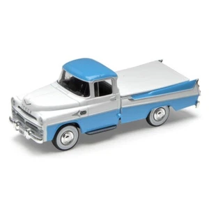 Denver Die-Cast 1:48 Scale 1957 Dodge Sweptside Truck - BLUE/WHITE - New - Picture 1 of 4
