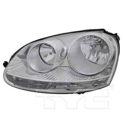 Headlight Assembly Left TYC For 2006-2009 Volkswagen GTI 2007 2008 - Изображение 1 из 4