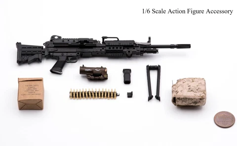 1/6 Easy Simple 26051S NSWDG Infiltration Team MK48 Machine Gun Set Cover