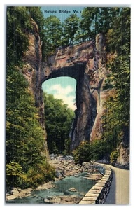Postal Natural Bridge Virginia - Imagen 1 de 2