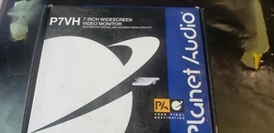 P7vh 7 Inch Widescreen Car Audio Video Monitor Planet Audio w remote headrest  - Picture 1 of 6