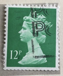 Great Britain stamps - Queen Elizabeth II 12p British penny 1986 Sg:GB X897a - Picture 1 of 1