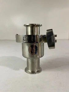 SPX WAUKESHA CHERRY-BURRELL SS Spring Disc Check Valve 1-1/2" Tri-Clamp - Picture 1 of 6