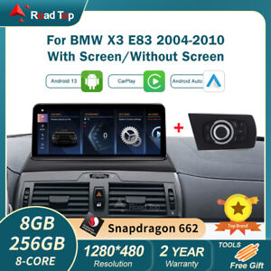 10,25" Android 13 Multimedia Touchscreen Carplay für BMW X3 E83 2004-2010 + iDrive