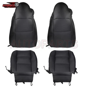 For BMW Z3 Roadster 1996-2002 LH RH Back & Bottom Leather Seat Cover Black - Picture 1 of 13