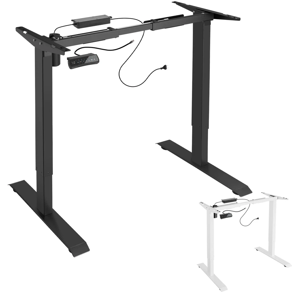 Tischgestell Metall elektrisch höhenverstellbar Schreibtisch + Memoryfunktion - Bild 1 von 1