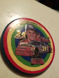 Jeff Gordon Collectible Coaster Wooden Drink Coaster Dupont 24 Nascar Vintage - Picture 1 of 6