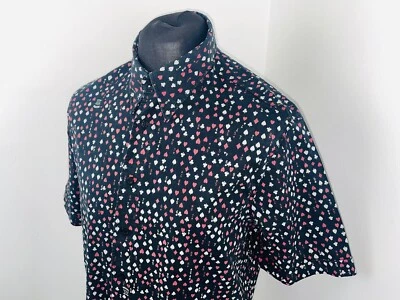 Vintage Moschino PLAYING CARDS SYMBOLS Print Shirt Size Extra Extra Large XL - Image 1 of 4