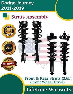 Puntales delanteros y traseros originales para Dodge Journey 2011-2019 3,6 L 2x2 garantía de por vida Foto 1 de 4