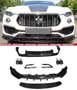 For Maserati Levante 2017-2020 Real Carbon Fiber Front Rear Lip Splitter BodyKit - Bild 1 von 15