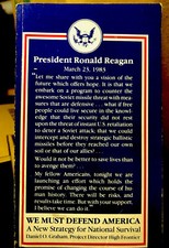 WE MUST DEFEND AMERICA softcover paperback book by LT. GENERAL DANIEL O. GRAHAM 