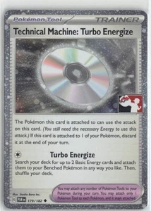 Pokemon Prize Pack Serie Carte Macchina Tecnica: Turbo Energize Stamped Foil - Foto 1 di 2