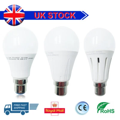 EXTRASTAR LED 10W 12W 15W BC B22 GLS Light Bulbs Warm Natural Daylight White A+ Lighting