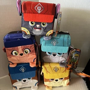  Lot Of 5 Cube Rubble and Crew 4" inch Plush NEW - Picture 1 of 1