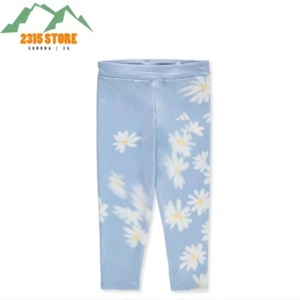 Adidas Girls Aeroready Daisy Blur 7/8 Tights Pants Size XL (16) NWT - Picture 1 of 7