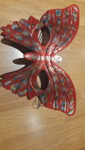Butterfly mask, party, fancy dress,  mask, Halloween, Masquerade - Picture 1 of 2