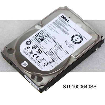 2,5" 6,35cm SAS HDD DISCO FISSO ST91000640SS 9RZ268-150 09W5WV 1TB 64MB M1312 - Immagine 1 di 4